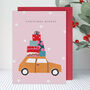 Christmas Wishes Car And Presents Eight Pack, thumbnail 2 of 2