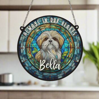 Shih Tzu Memorial Suncatcher, 5 of 6