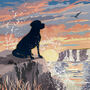 Coastal Labrador Print. Limited Edition Dog Lover Gift, thumbnail 8 of 12