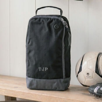 Embroidered Initials Sports Shoe Or Boot Bag, 3 of 3