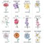 Personalised 20cl Birth Flower Gin, thumbnail 7 of 7