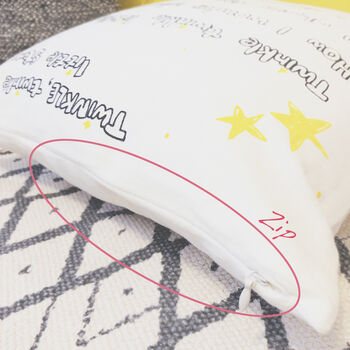 'Twinkle Twinkle Little Star' Nursery Cushion Cover, 2 of 5