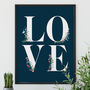 Personalised Floral Love Print, thumbnail 3 of 8