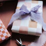 Pastel Check Gift Wrap – Colourful Wrapping Paper For Birthdays, Weddings, Anniversaries, Baby Showers And Christmas, thumbnail 6 of 7