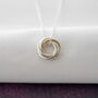 60th Gold And Silver Necklace, thumbnail 5 of 12