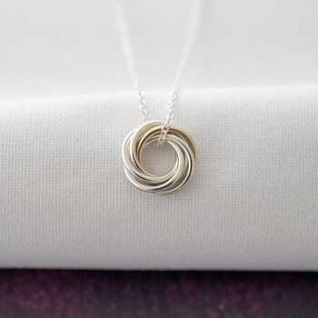60th Gold And Silver Necklace, 5 of 12