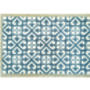 My Mat Patterned Washable My Harlequin Blue Tile Mat, thumbnail 4 of 5