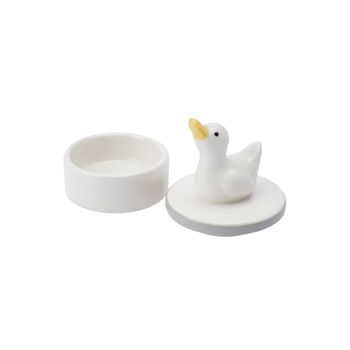 Send With Love Duck Ceramic Trinket Pot, 4 of 4
