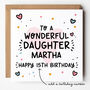 Daughter Birthday Card Any Age, thumbnail 1 of 2