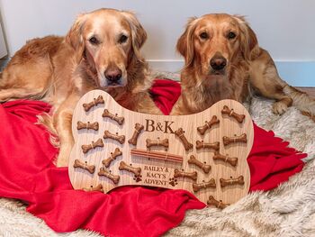 Personalised Dog Advent Calendar Christmas, 4 of 7