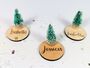 Personalised Table Name Plaques Settings Christmas Tree, thumbnail 1 of 11