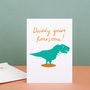 'Daddy You're Roarsome' Father's Day Or Birthday Card, thumbnail 2 of 3