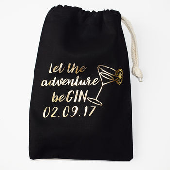 Personalised, Let The Adventure Be Gin Pants, 3 of 5