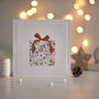 Luxury Handmade Christmas Card Pack Of Eight, thumbnail 3 of 5