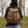 Canvas Backpack Rucksack For Women, thumbnail 4 of 12