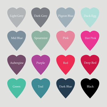 Mum And Dad Personalised Heart Print, 5 of 6