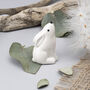 Ceramic Stargazing Hare Ornament Charm With Gift Box, thumbnail 1 of 4