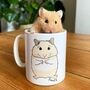 Personalised Hamster Lover Ceramic Mug, thumbnail 1 of 4