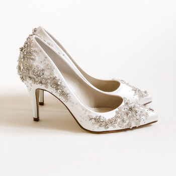 Cinders Crystal Encrusted Court Shoes, 3 of 4