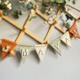Woodland Bunting Personalised Wooden Garland, thumbnail 4 of 9