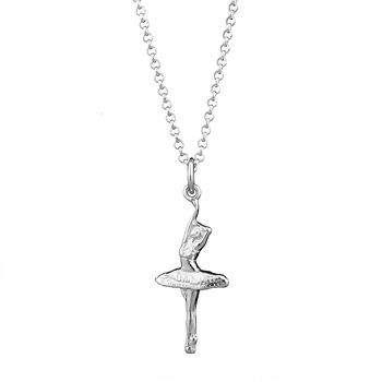 Sterling Silver Ballerina Necklace, 7 of 7