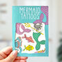 Mermaid Transfer Tattoos, thumbnail 1 of 3