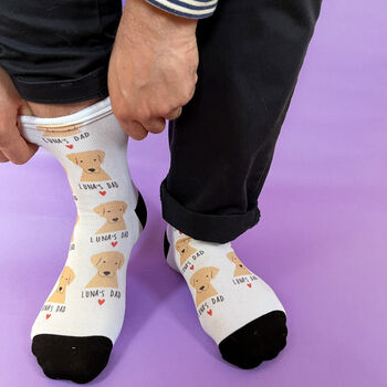 Personalised 'Dog Mum' Or ' Dog Dad' Socks, 2 of 12