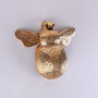 G Decor Golden Bee Polished Brass Door Knocker Elegant Front Door Hardware Fitting, thumbnail 4 of 5