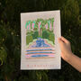 The Alnwick Garden Art Print Northumberland Poster, thumbnail 3 of 5