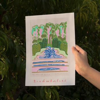 The Alnwick Garden Art Print Northumberland Poster, 3 of 5