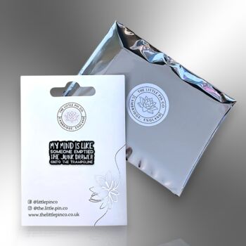 My Mind Is Like Someone Emptied The Junk Drawer Enamel Lapel Pin Badge, Birthday, Christmas, Friendship Gift, 5 of 8