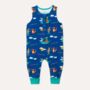Organic Cotton Baby Dungarees With Festival Print, thumbnail 2 of 4