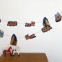 Skyline Recycled Paper Garland, thumbnail 1 of 5