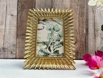 Gold Starburst Photo Picture Frame 6x4 Inch, 3 of 9