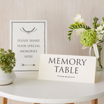 Memory Table Collection: Book, Pen, Candle, Frame, Signs, 4 of 10