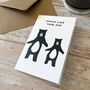Daddy Bear Dancing, Funny Father's Day A6 Card, thumbnail 1 of 6