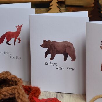 Handmade Little Bear 'Be Brave' Bonnet, 2 of 6