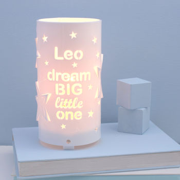 Personalised Dream Big Little One Star Night Light, 4 of 12