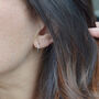 The Ned Silver Hoops, thumbnail 3 of 4