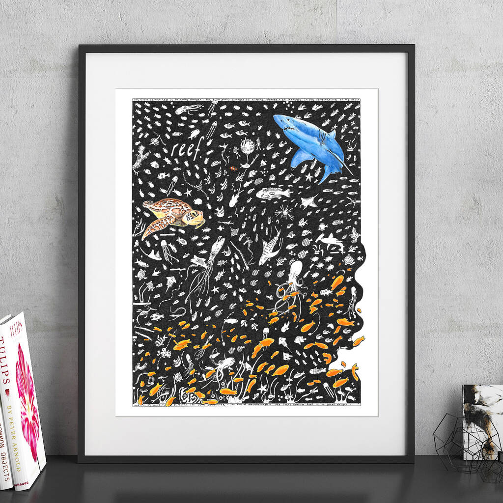 Coral Reef Fine Art Giclee Print, 1 of 7