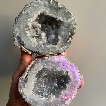 Engagement Ring Box Crystal Geode Proposal Aphrodite, 4 of 12