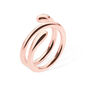 Rose Gold Vermeil Plated Midi Coil Ring, thumbnail 1 of 5