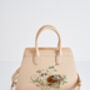 Henrietta Embroidered Cygnet Tote Bag Biscuit, thumbnail 2 of 8
