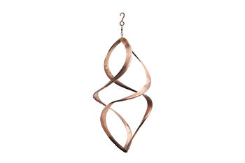 Handmade Copper Infinity Wind Spinner – Outdoor Copper Art, 3 of 5