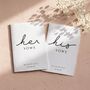 Personalised Wedding Vow Cards His And Her Vow Books, thumbnail 1 of 10