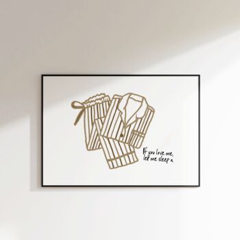 Let Me Sleep Bedroom Wall Art, 2 of 4