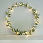 Mistletoe Fairy Light Wreath, thumbnail 2 of 4