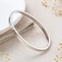 Personalised Sterling Silver Hinged Bangle, thumbnail 1 of 11