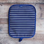 ‘Blue Striped’ Rectangular Hob Lid Cover, thumbnail 1 of 3
