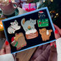 Personalised Meowy Christmas Letterbox Iced Cookies, thumbnail 2 of 11